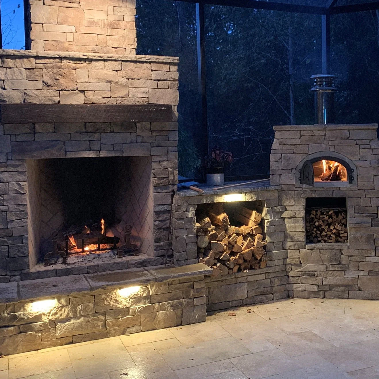 Chicago Brick Oven - 750 DIY Kit - 38" x 28" Wood Fired Pizza Oven - Image 13