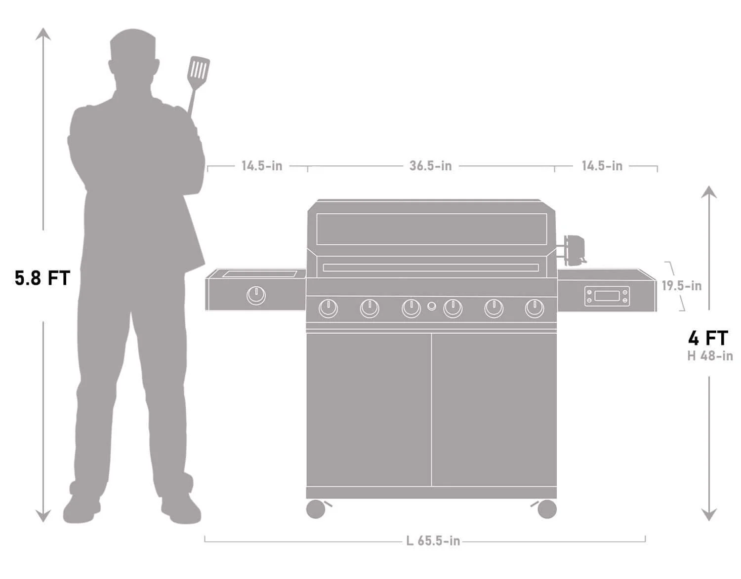Monument Grills Denali 605Pro - Stainless Smart Propane Gas Grill - Image 25