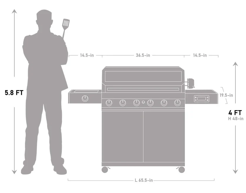 Monument Grills Denali 605Pro - Stainless Smart Propane Gas Grill - Image 50