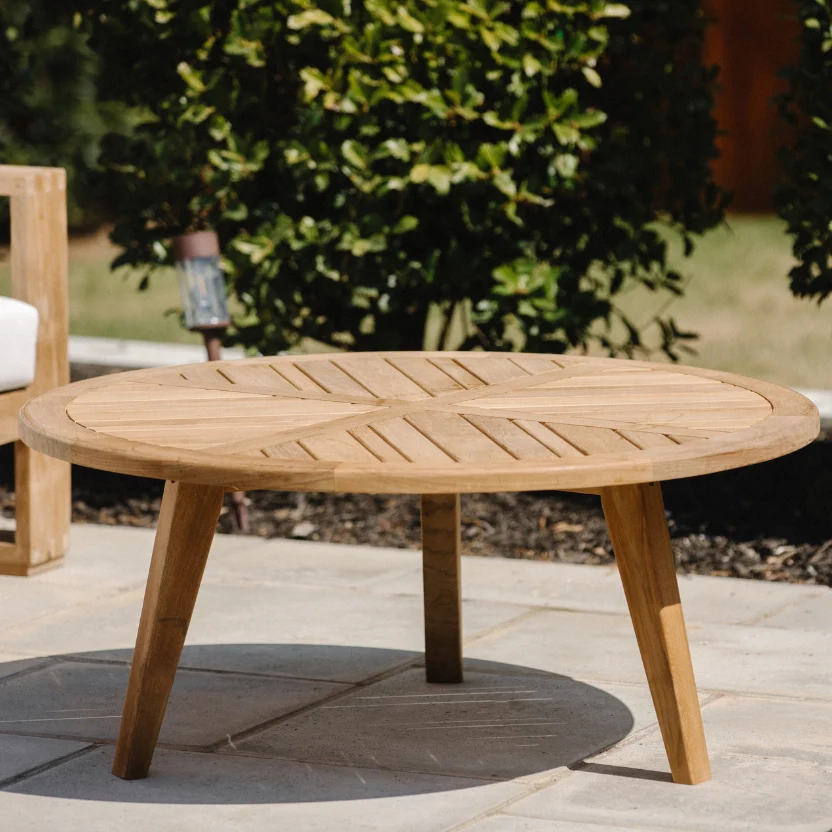Grade A Teak Rope Weave Patio Set - Image 5