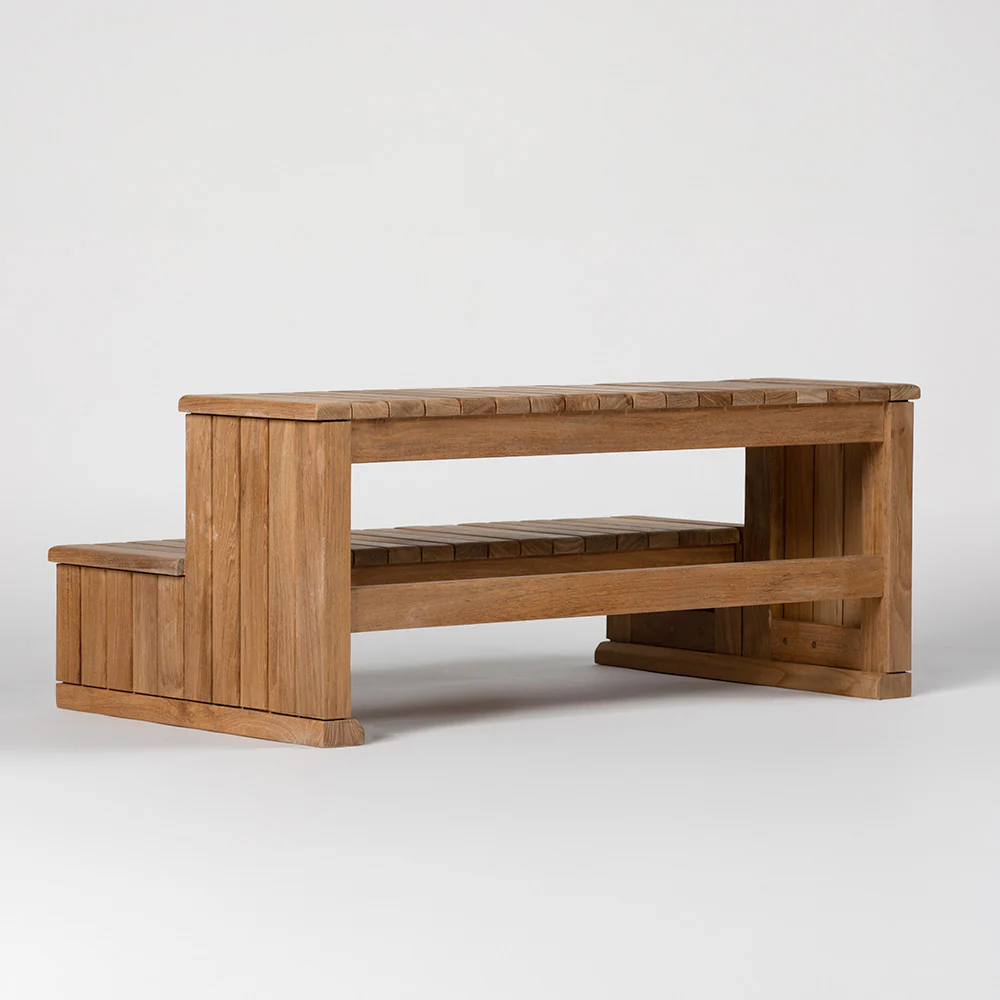 Grade A Teak Spa Hot Tub Steps - Image 6