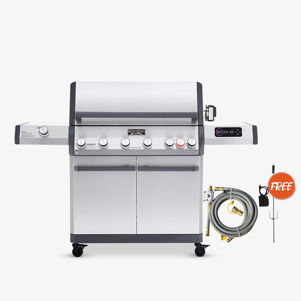 Monument Eminence 605 - Master Power Stainless Natural/Propane Gas Grill - Image 21