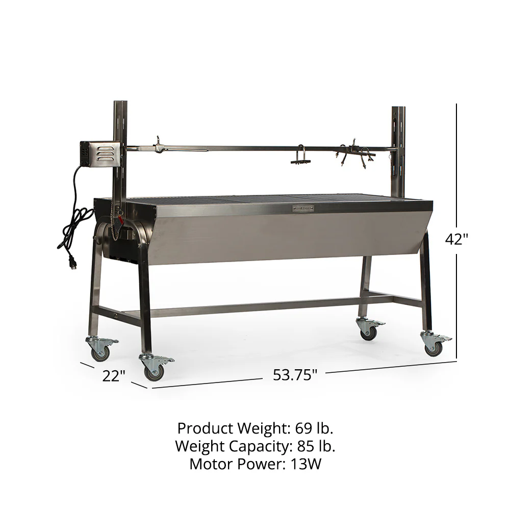 Scratch and Dent, 13 Watt Stainless Steel Rotisserie Grill - Image 10