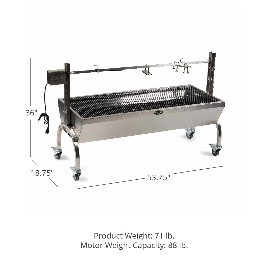 Scratch and Dent - 13W Stainless Steel Rotisserie Grill - FINAL SALE - Image 3