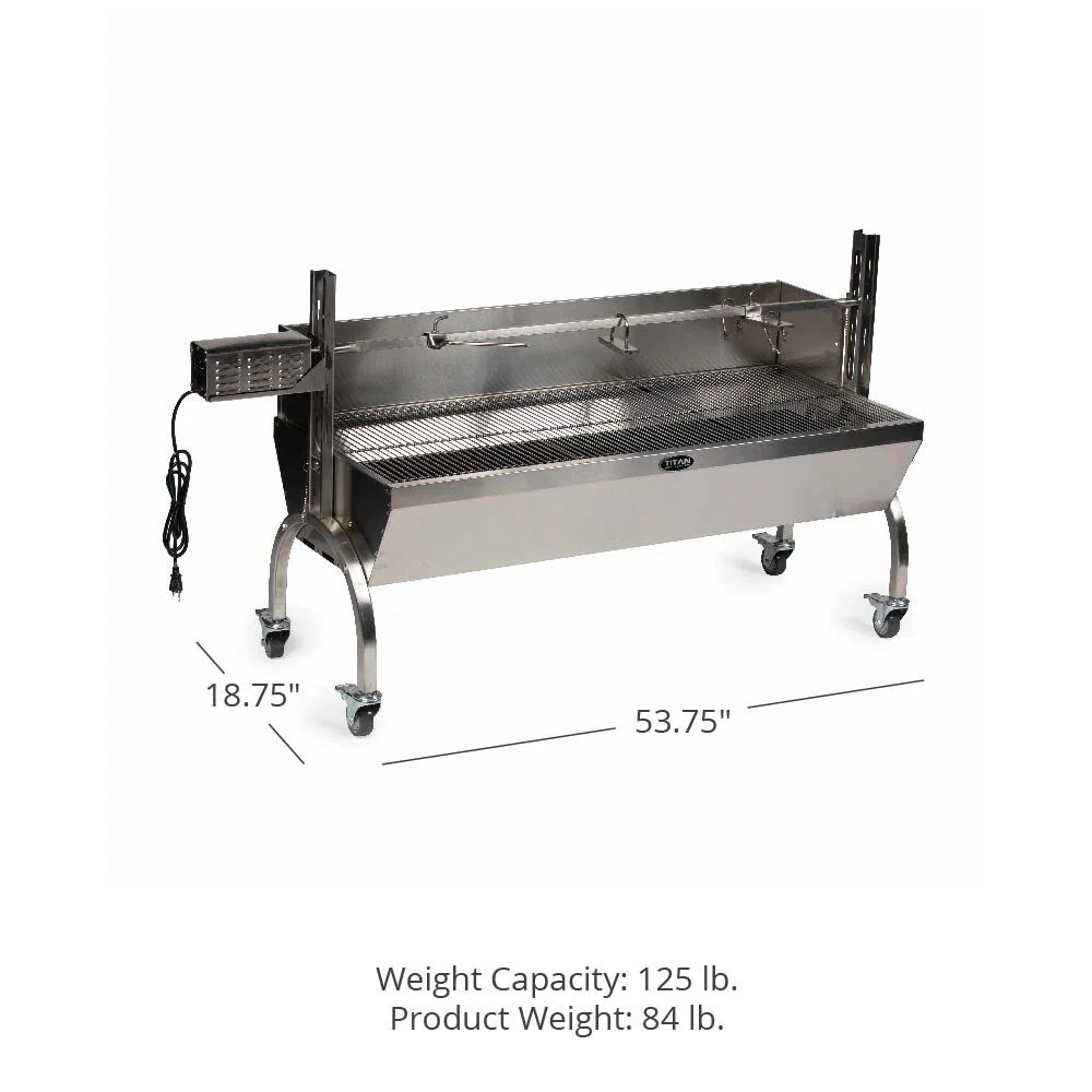 Scratch and Dent - 25W Stainless Steel Rotisserie Grill w/Windscreen - FINAL SALE - Image 8