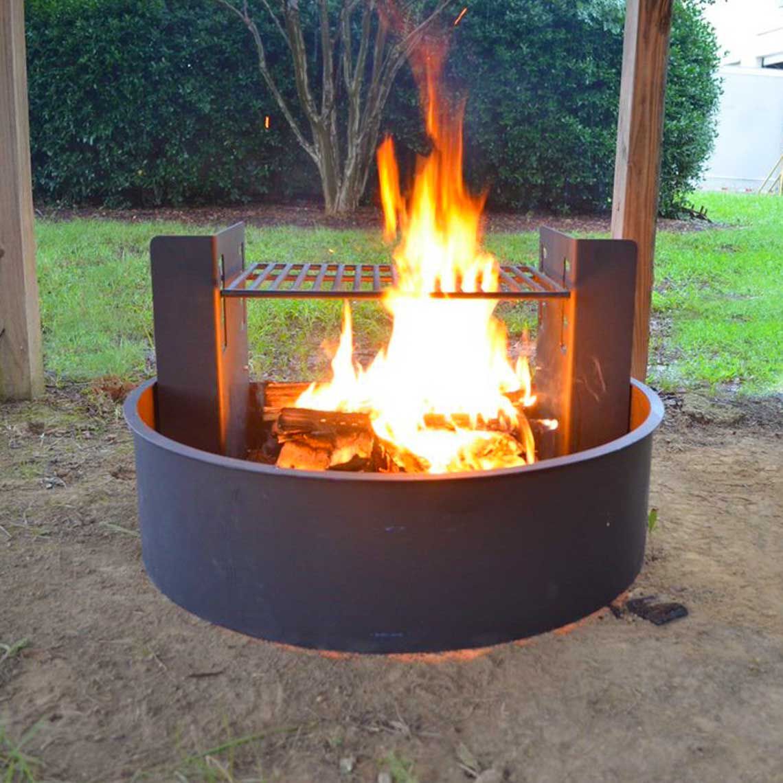 Scratch and Dent - 31” Fire Ring with Adjustable Grate - FINAL SALE - Image 2