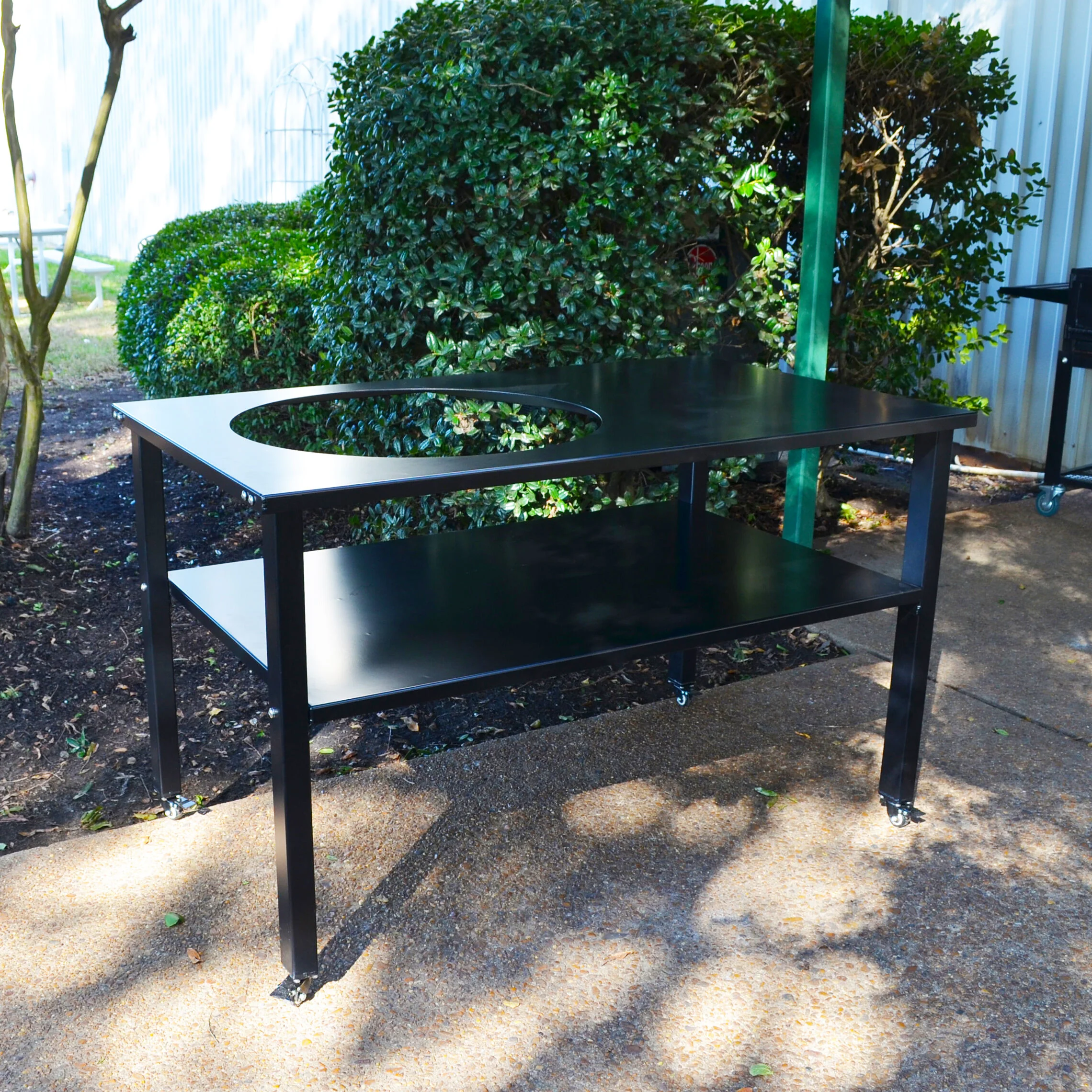Scratch and Dent - Ceramic Grill Table | Aluminum | Fits XL BGE, Kamado Joe - FINAL SALE - Image 3