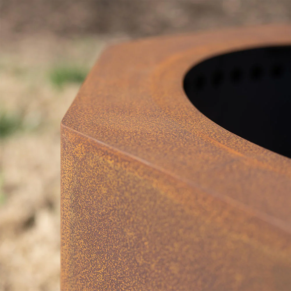 Scratch and Dent, Corten Steel Dual Flame Smokeless Fire Pit | 19.5" - Image 5