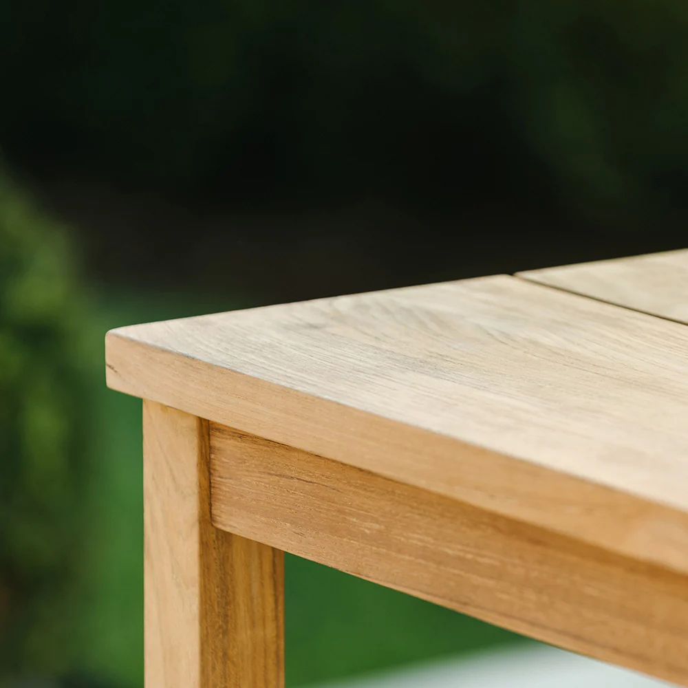 Scratch and Dent, Grade A Teak Ceramic Grill Table - Image 4