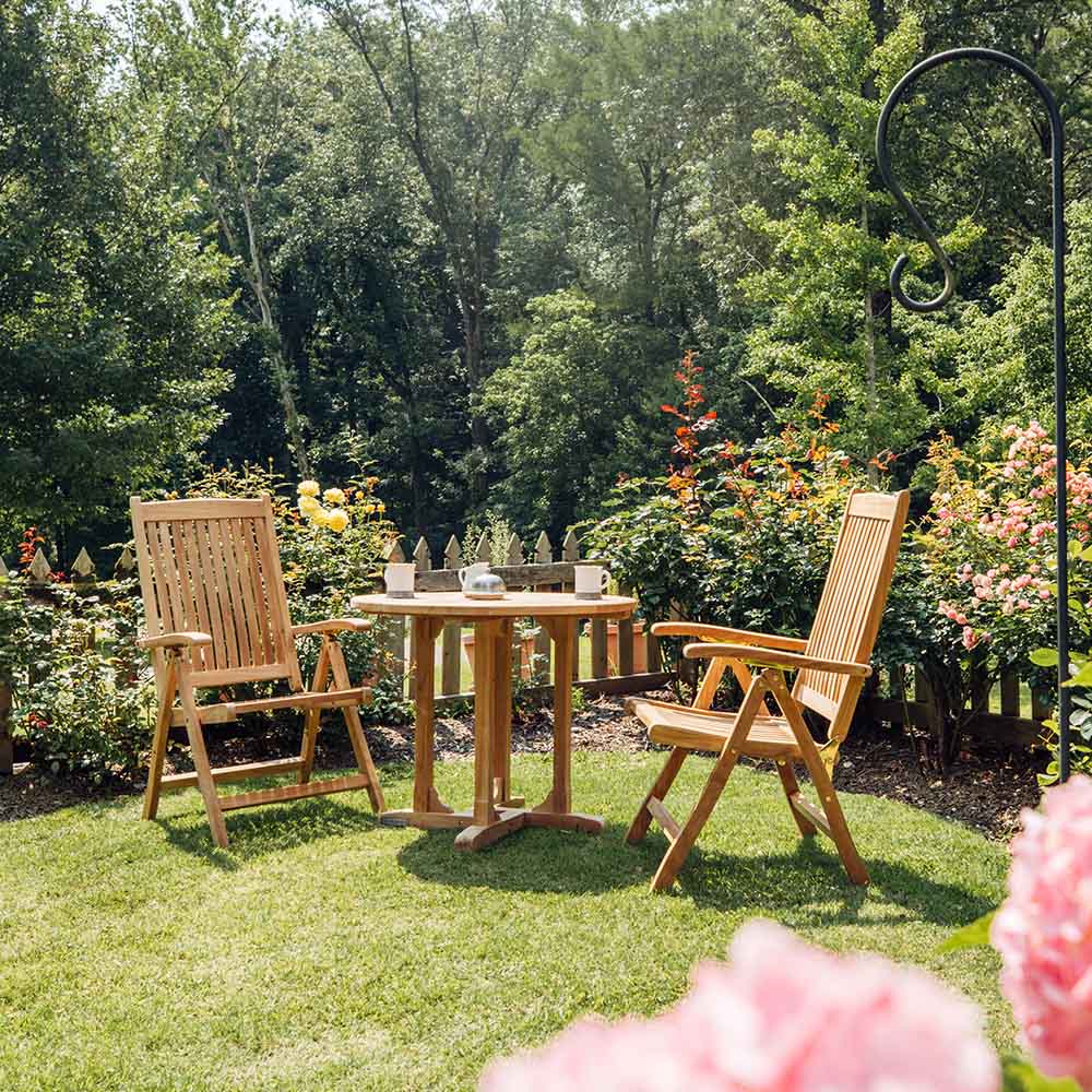 Luna Grade A Teak 35" Table - Image 3