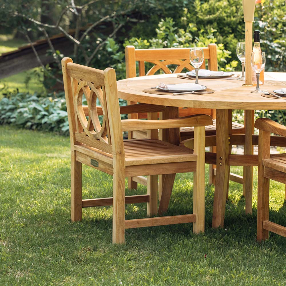 Luna Grade A Teak Armchair - Image 3