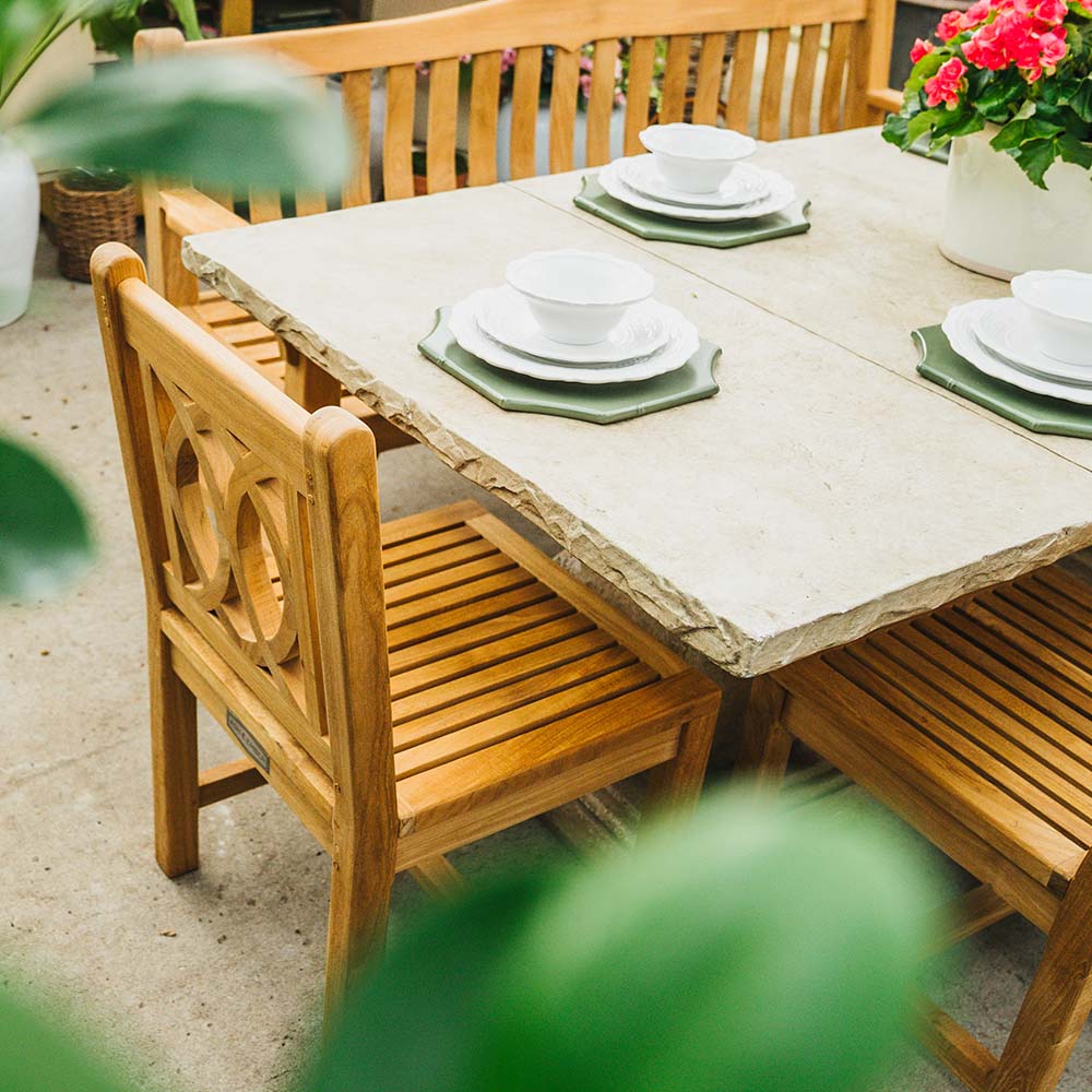 Scratch and Dent, Luna Grade A Teak Chair - Image 4