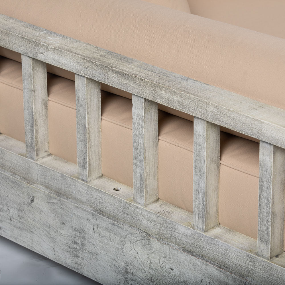 Scratch and Dent, Montana Chain Porch Swing Bed with Cushions and Pillows | Grade A Teak | Queen Sized - Image 6