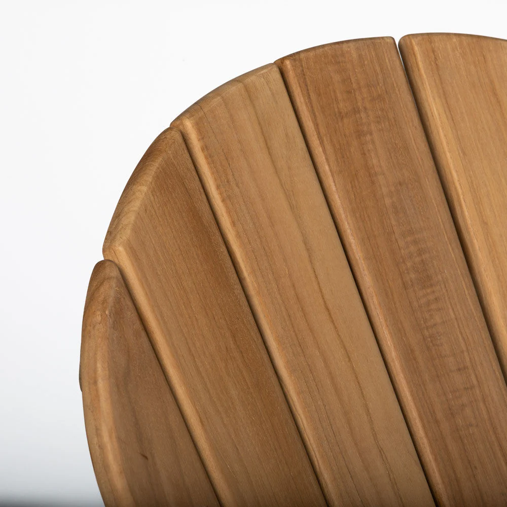 Scratch and Dent, Onyx Grade A Teak Adirondack Chair - Image 5