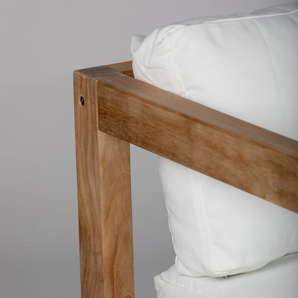 Scratch and Dent, Onyx Grade A Teak Sofa - Image 6