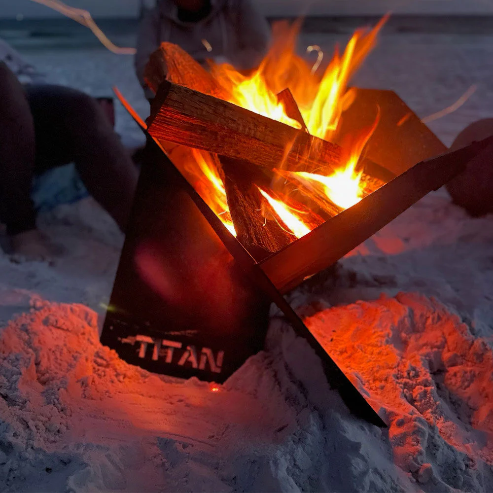 Scratch and Dent, Portable Pop-Up Fire Pit With Carrying Bag - Image 3
