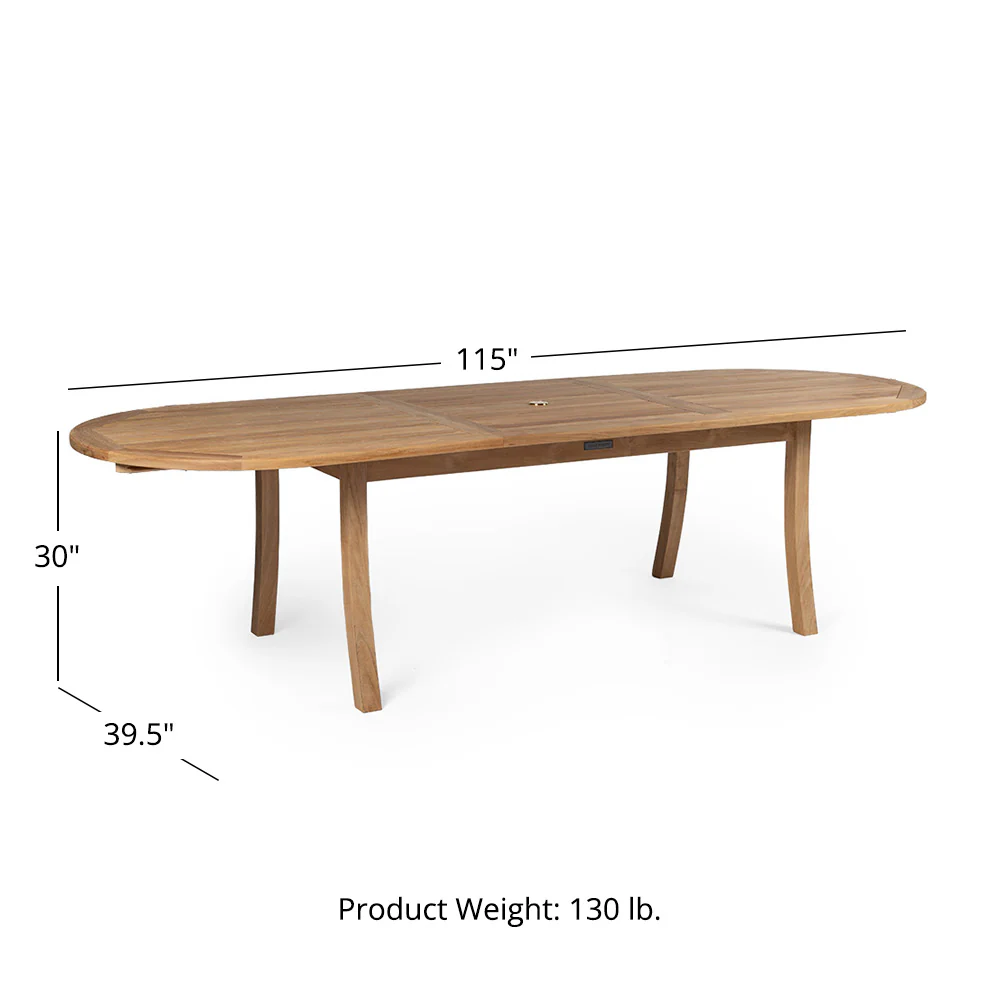 Sage Grade A Teak Dining Table - Image 7