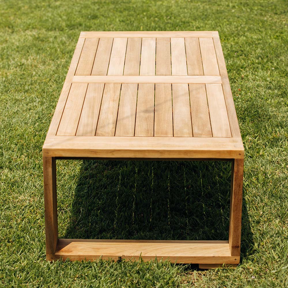 Scratch and Dent, Sierra Grade A Teak 59" Coffee Table - Image 4