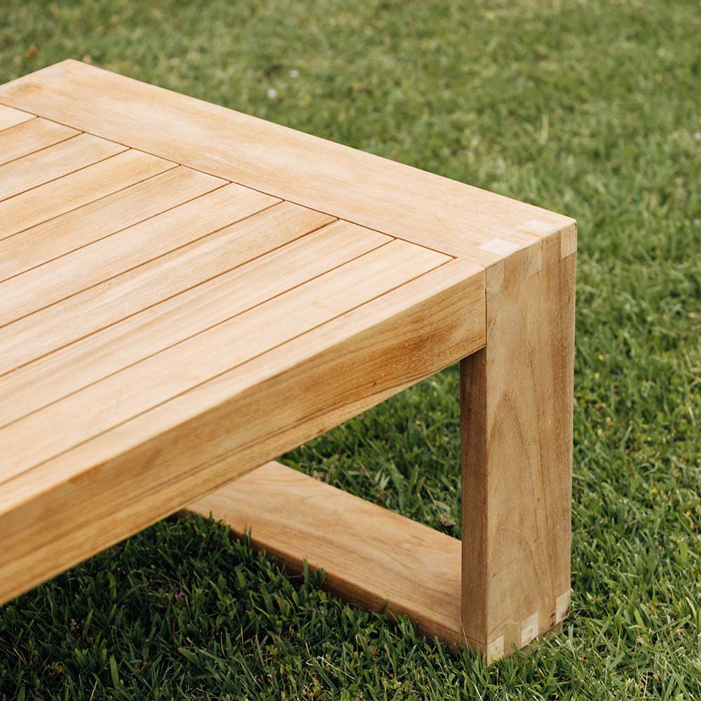 Scratch and Dent, Sierra Grade A Teak 59" Coffee Table - Image 5