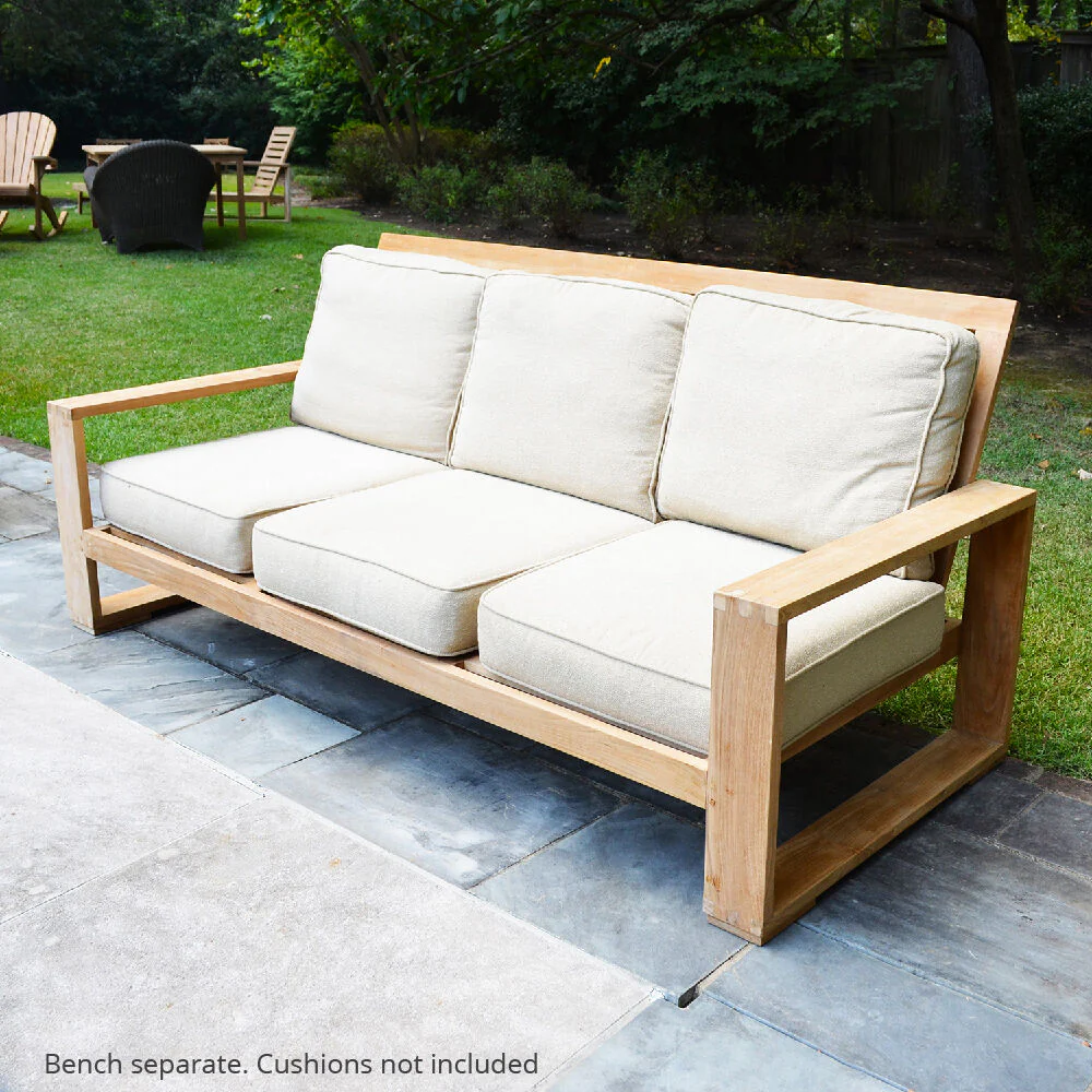 Scratch and Dent - Teak Havana Bench | 83-in - FINAL SALE - Image 2