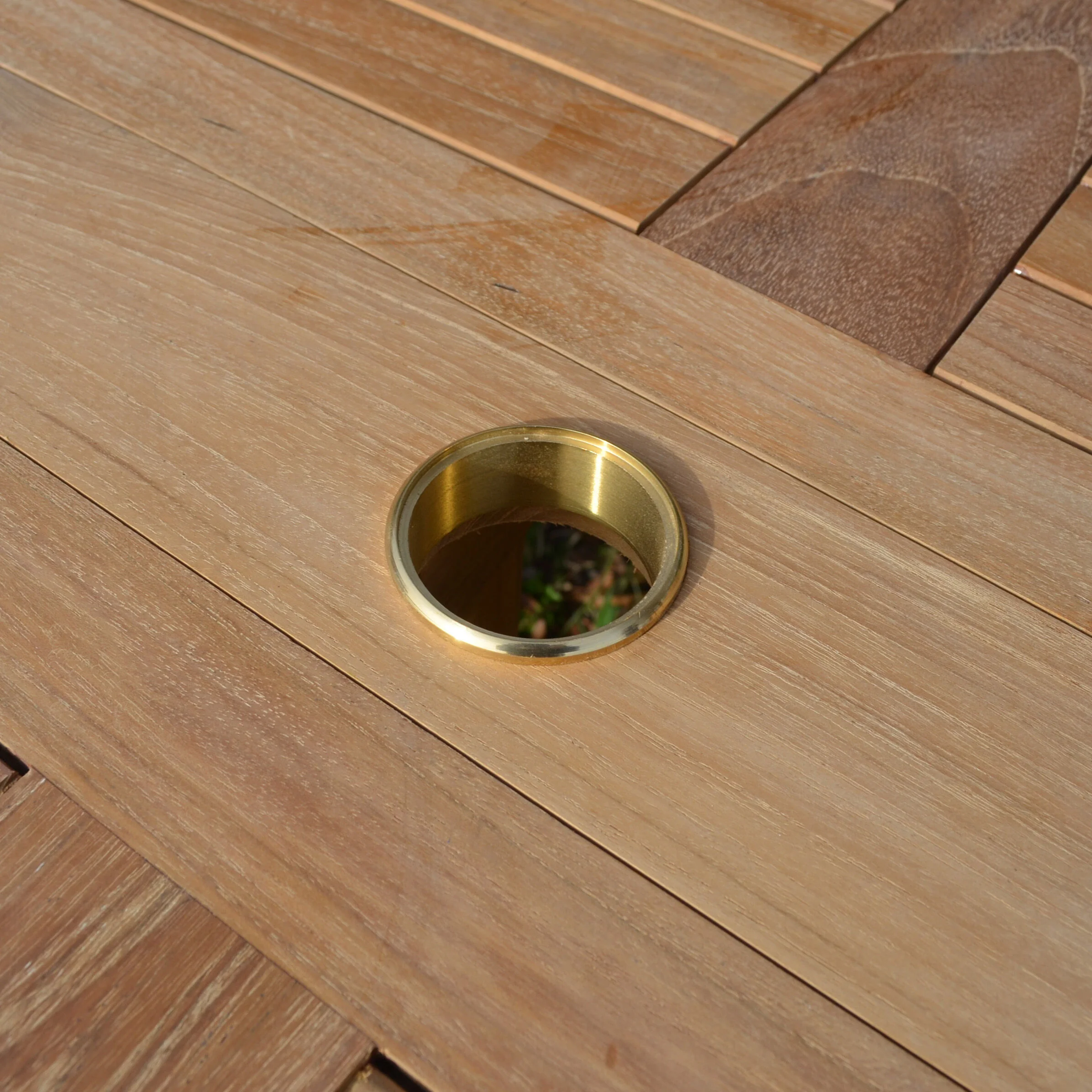 Scratch and Dent - Teak Round Folding Table | 47-In - FINAL SALE - Image 5