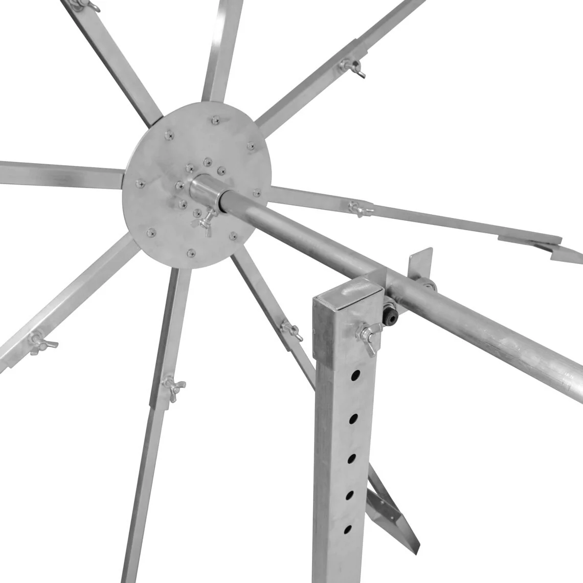 Scratch and Dent - Water Wheel Rotisserie Handle Water Powered BBQ Spit - FINAL SALE - Image 5