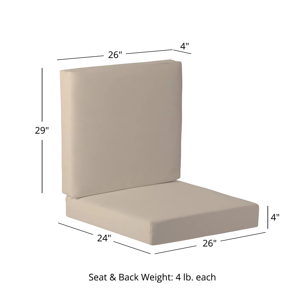 Sunbrella® Cushion Set for 60" Sierra Sofa - Image 24