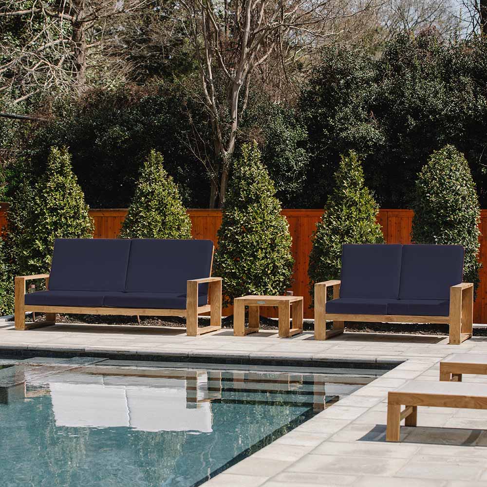 Sunbrella® Cushion Set for 60" Sierra Sofa - Image 28