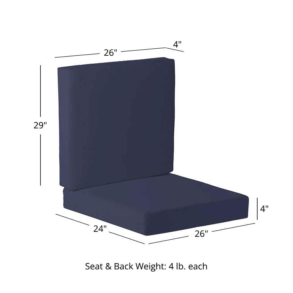 Sunbrella® Cushion Set for 60" Sierra Sofa - Image 32