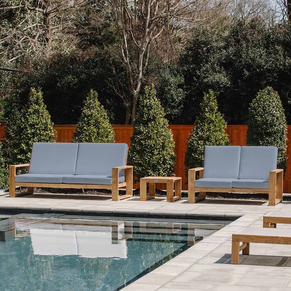 Sunbrella® Cushion Set for 60" Sierra Sofa - Image 36