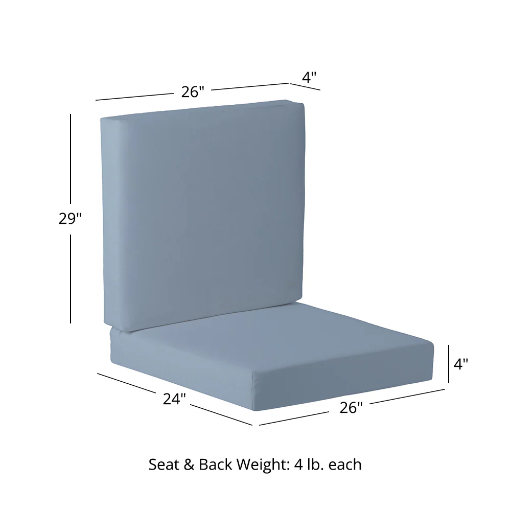 Sunbrella® Cushion Set for 60" Sierra Sofa - Image 40