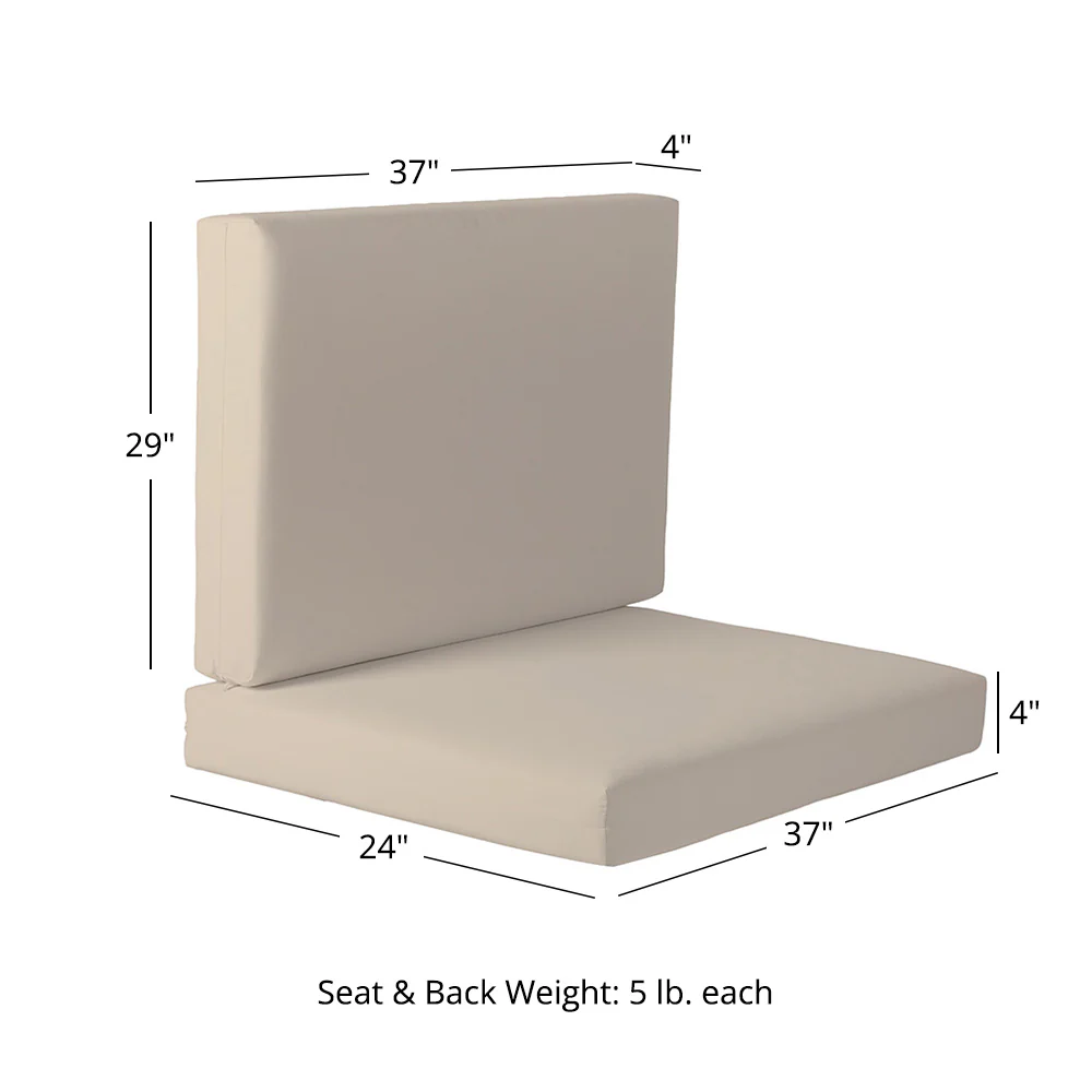 Sunbrella® Cushion Set for 83" Sierra Sofa - Image 24