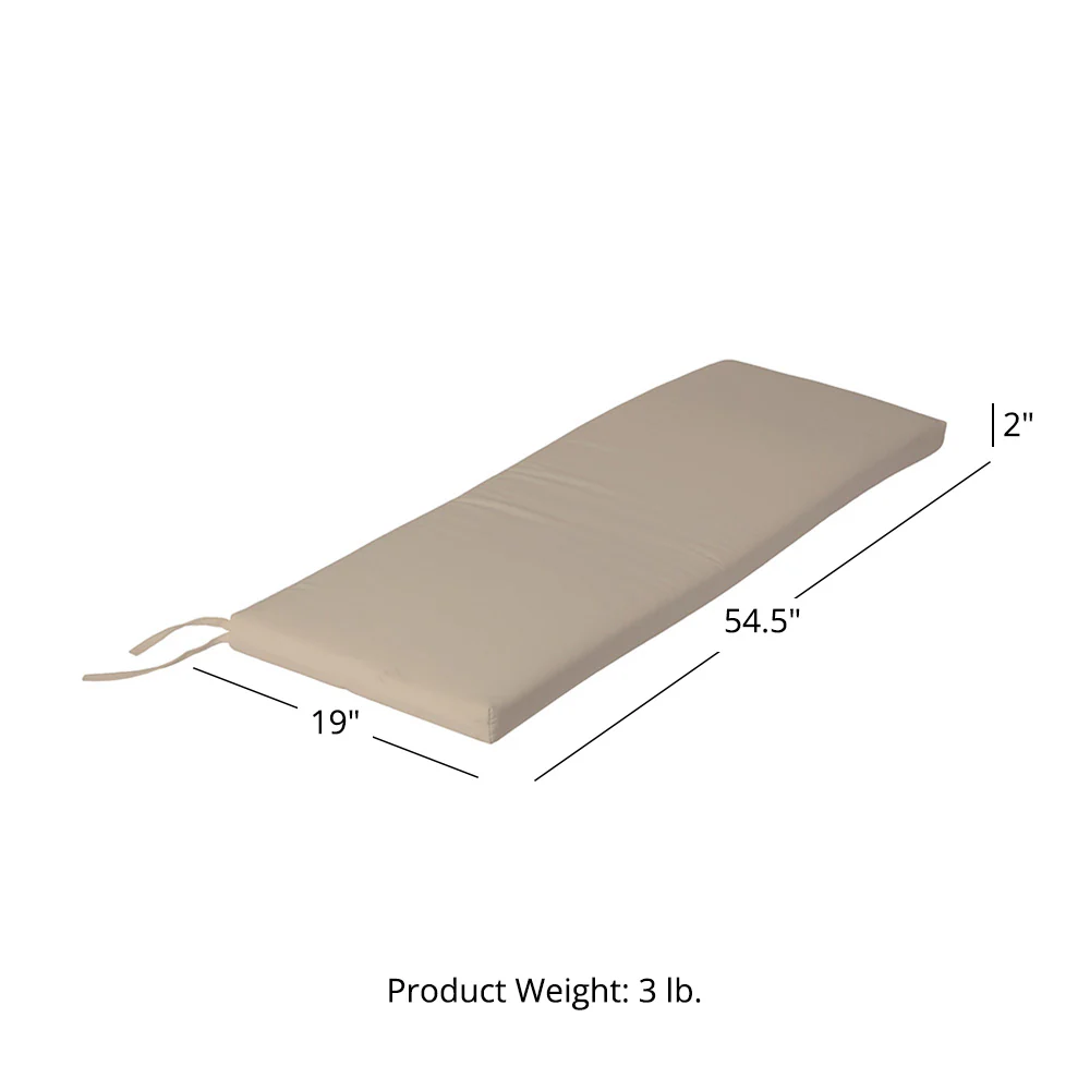 Sunbrella® Cushion for 5 FT Solstice Bench - Image 18