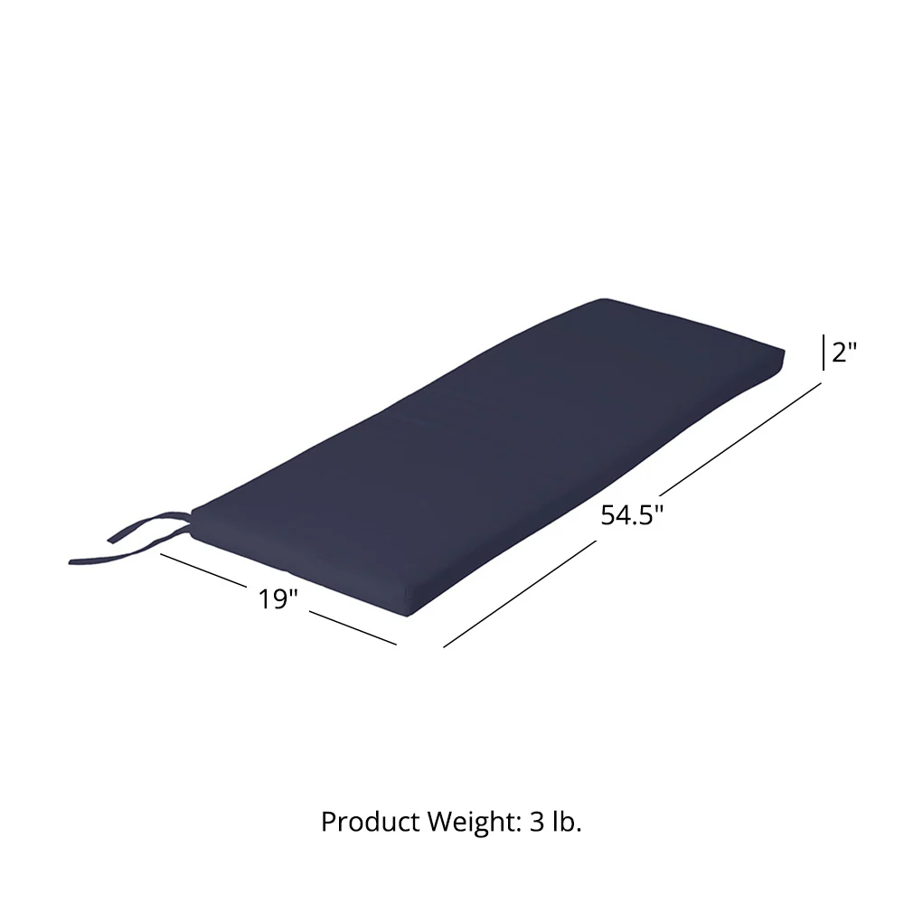 Sunbrella® Cushion for 5 FT Solstice Bench - Image 24