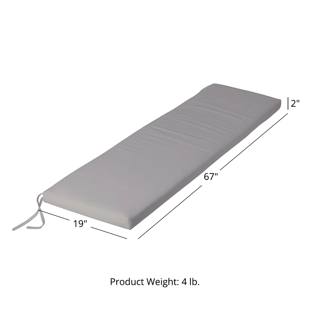 Sunbrella® Cushion for 6 FT Solstice Bench - Image 12