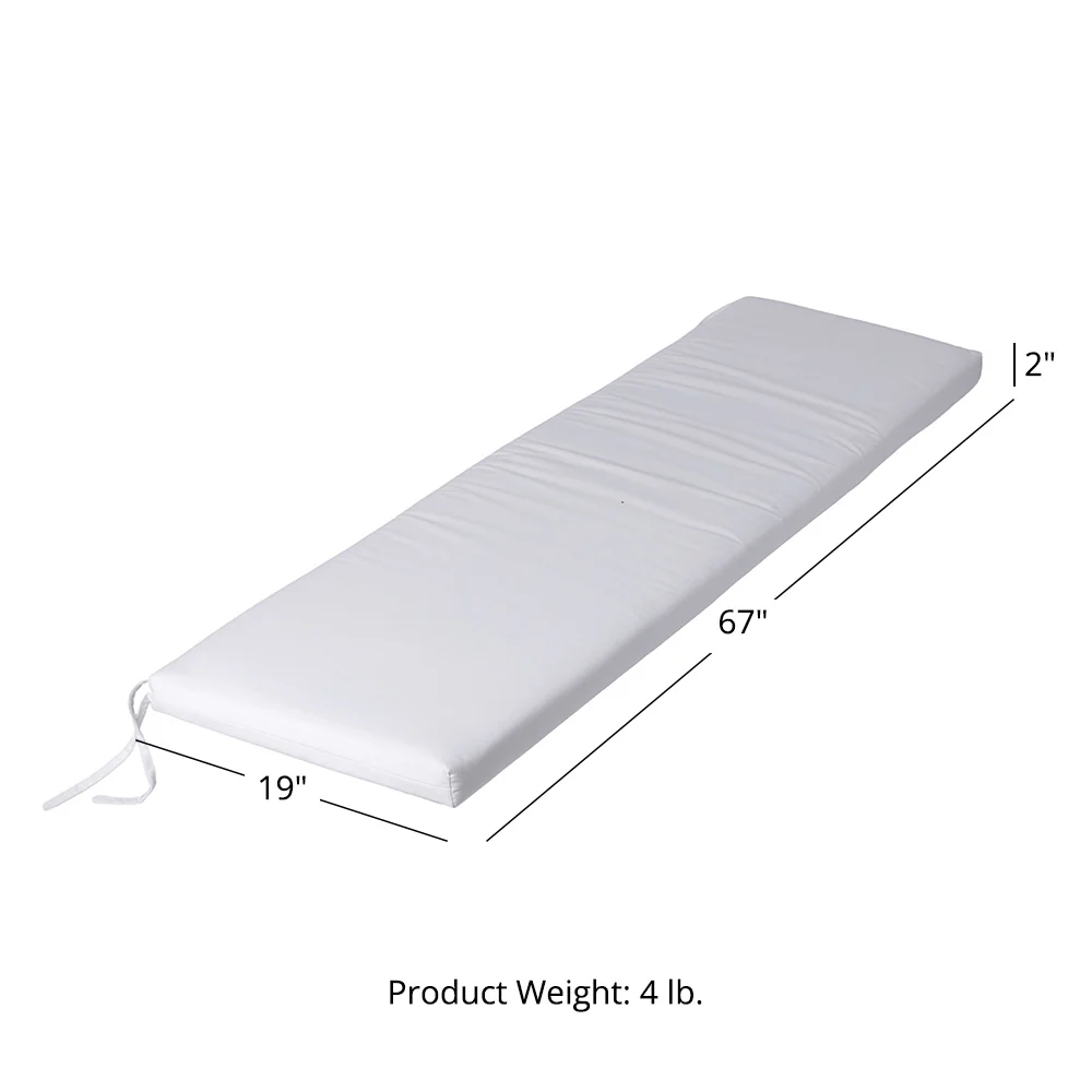 Sunbrella® Cushion for 6 FT Solstice Bench - Image 6