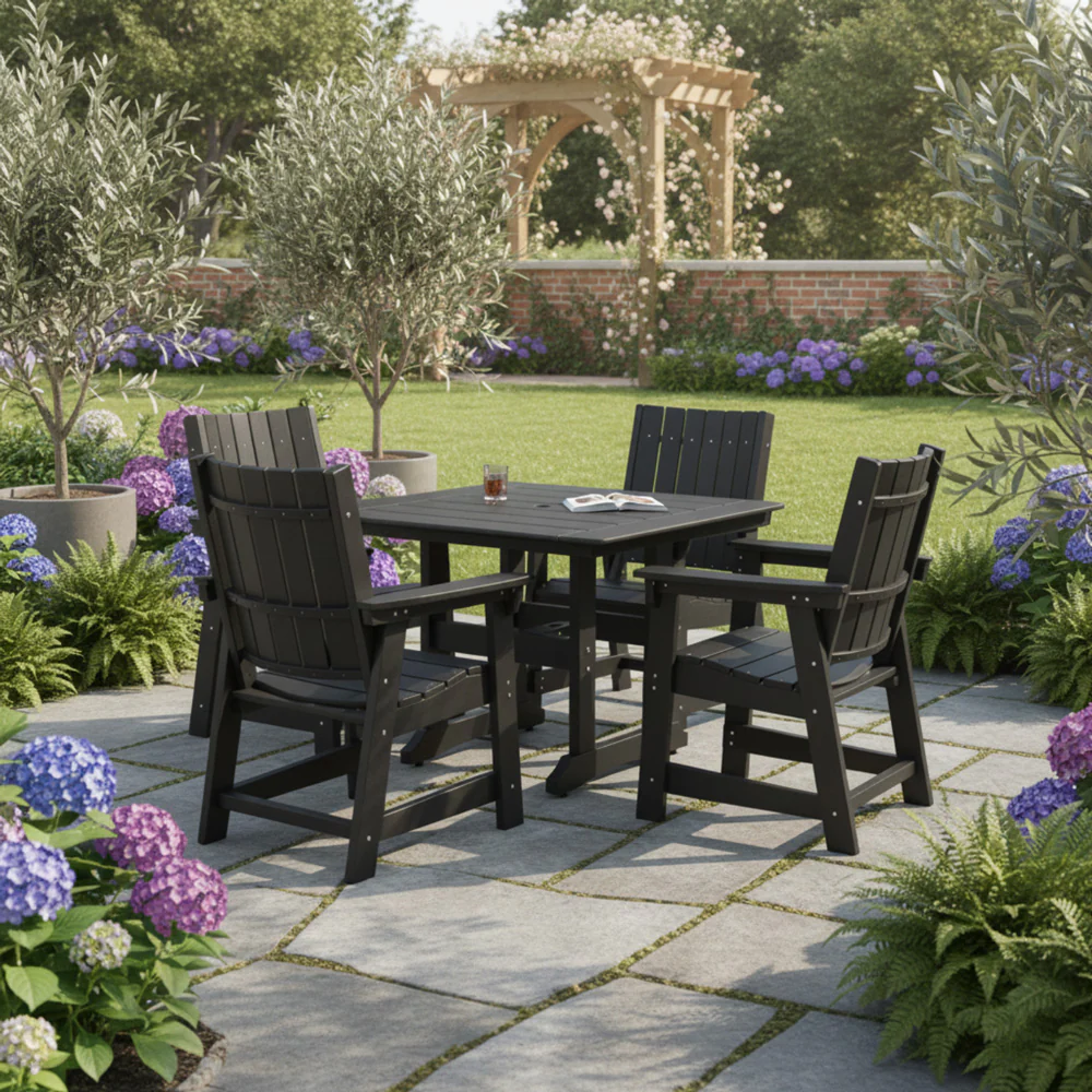 SoPoly 44" Savannah Square Dining Table - Image 10