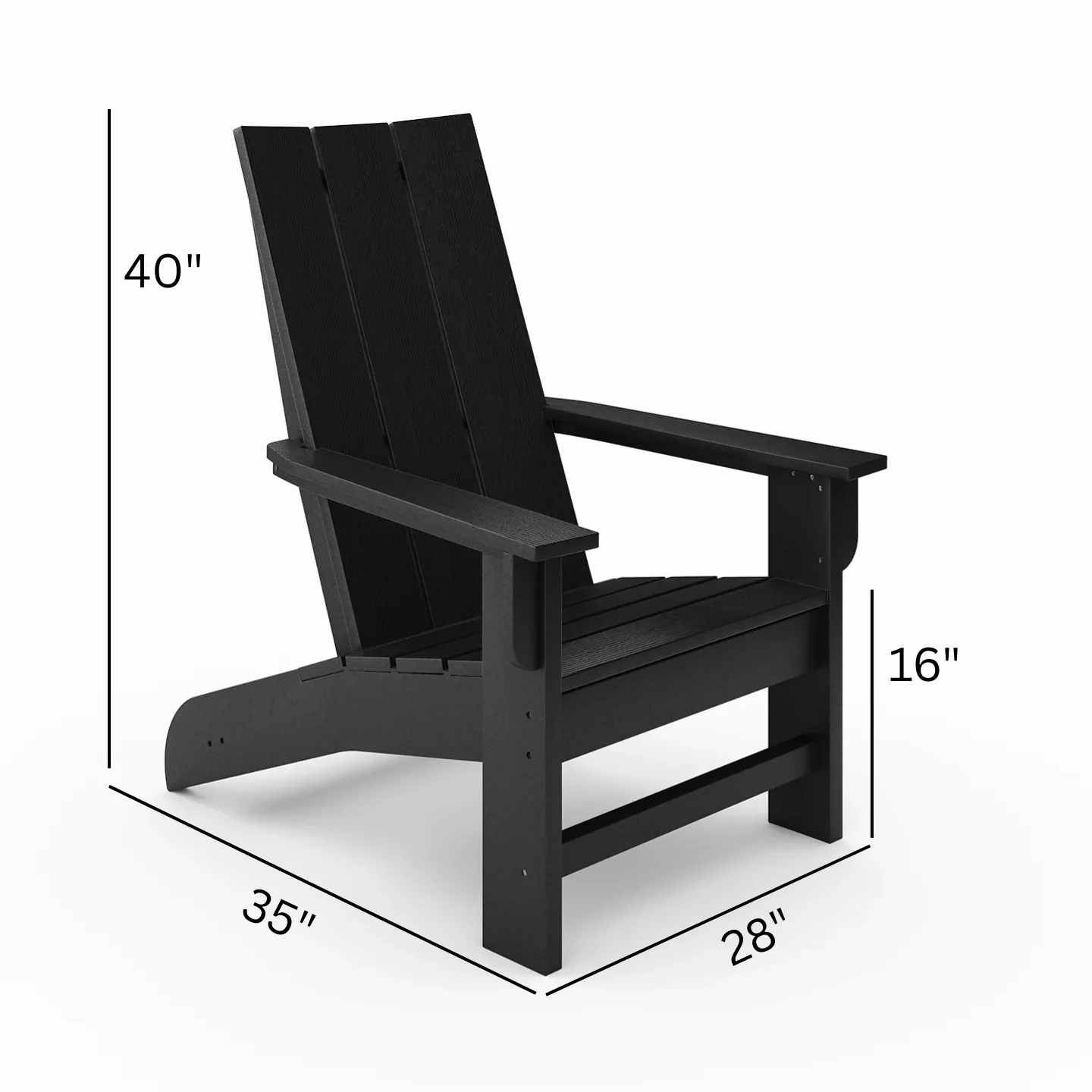 SoPoly Savannah Adirondack Chair - Image 8