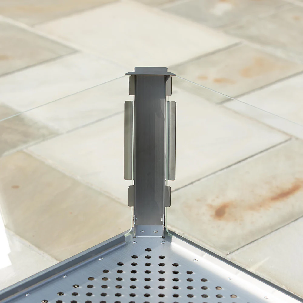 Stainless Steel Glass Fire Pit - Image 8